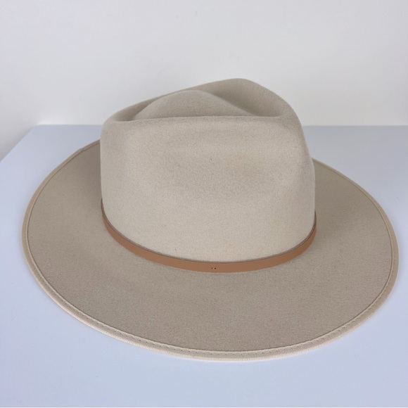 Will + Bear Handmade In Australia Boho Festival Wool Calloway Cream Felt Sun Hat main image 5